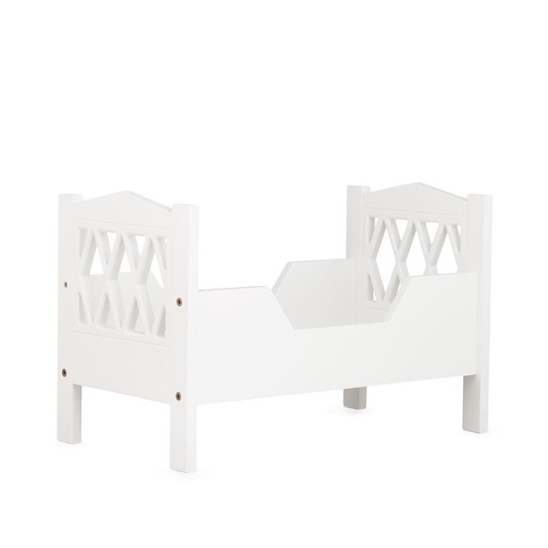 CamCam Cam Cam Doll Bed Harlequin White, White - NZ Only