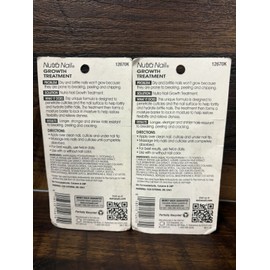 Nutra Nail Lot 2 Nutra Nail Power Growth W/Green Tea & Açaí Berry Longer Nails 5 Days .45oz