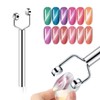 DANNEASY 2 IN 1 Cat Eye Nail Magnet for Nail