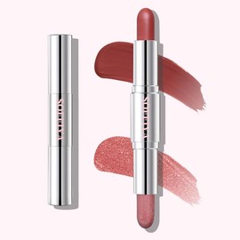 SOFFIYA Blush & Highlight Stick, Double-head, Cream Blush Stick, Lightweight Long-lasting Color Natural Blush Makeup Stick, Multi Face Blush for Cheek, Lip and Eye, Dewy Finish for All Skin Tones - Color: Z06