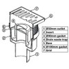 Regulated Height Bottom Outlet 100x100mm Floor Ground Waste Drain Gully