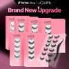uCoolMe Lashes Cluster Lashes Strip Lashes Volumized False Eyelashes For