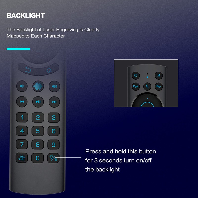 G20S PRO BT Bluetooth Voice Remote Control Dual Mode 2.4G