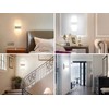 Plug in Wall Sconces with Remote, 3000K-6500K Stepless Color Temperature,