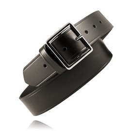 Boston Leather 1.75in. Garrison Leather Belt (38, Black)
