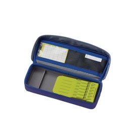 Reimei Fujii Pencil Case, Magnetic Lightweight Brush, Calpitta, Navy FSB1186K