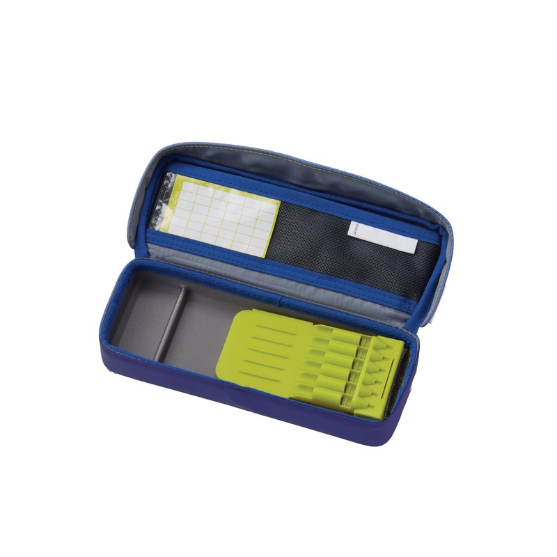 Reimei Fujii Pencil Case, Magnetic Lightweight Brush, Calpitta, Navy FSB1186K