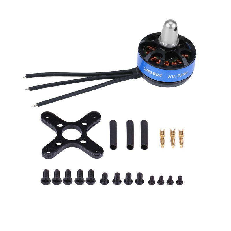1pc QM2804 (2204) 2300KV Racing Brushless Motor Drone Set for