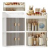 Organizador De Maquillaje 3 Capas Con Puerta Transparente