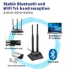 AQTAQ WiFi Antenna 2.4GHz 5GHz Dual Band Frequency Magnetic 6dBi
