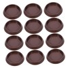 Outanaya 24pcs Non Skid Furniture Pads Round Wheel Caster Cups