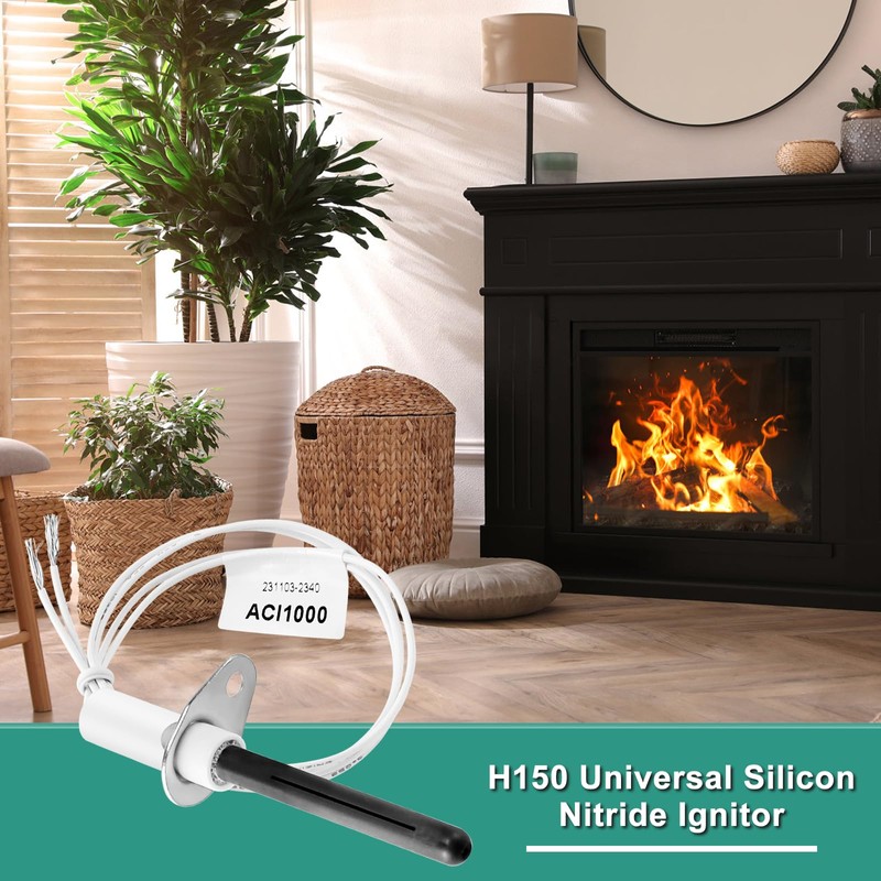 【UPGRADED】H150 Universal Furnace Igniter 120V Silicon Nitride Hot Rod Igniter