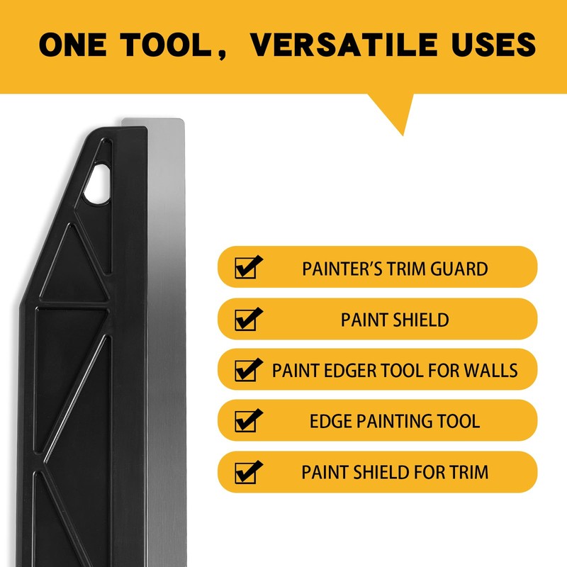 Qyueyue Painter's Trim Guard 12 Inch Paint Shield, Edge Painting