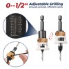 ColumPRO 4PCS Countersink Bits Set, Countersink Drill Bit Set for