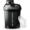 AMITYUNION Protein Shaker 400 ml with Strainer Protein Shaker -