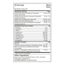 Nutrex Warrior Eaa Hydration 30 Srvs Aminoacidos Bcaa Sabor limonada mora azul