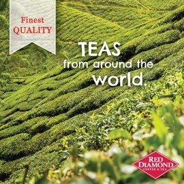 Red Diamond Iced Tea Bags, Decaffeinated, Family Size Tea Bags, Delicious And Freshly Brewed Taste, Special Premium Blend, 144 Count (Pack of 6)