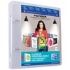 Elba Polyvision Ring Binder 17 x 22 cm Blue/Pink