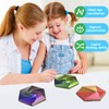 Echehi Gradient Fractal Fidget Hexagons for Kids Adults, 3D Spiral