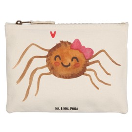 Mr. & Mrs. Panda Make-up Bag Spider Agathe Joy, White, Hand Drawn