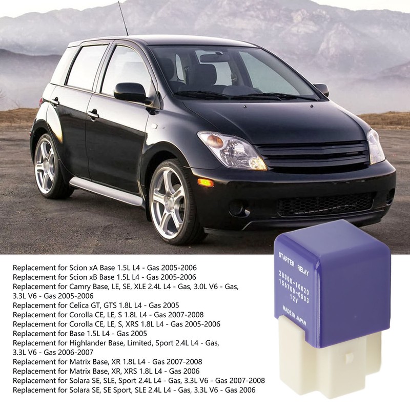 Starter Relay 2830010020 Replacement for Scion Camry Corolla Highlander Matrix