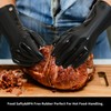Insulated BBQ Gloves Heat Resistant/Flexible/No Stiff/Easy to Grip/No Smell/Food Grade，for