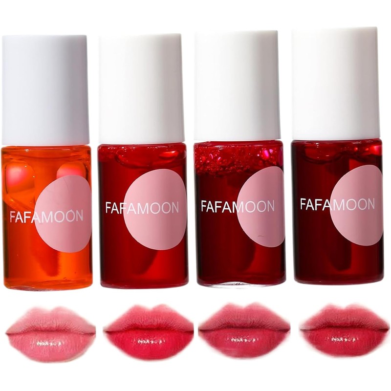 4 PC/SET Juego de glaseado de labios Fórmula natural larga