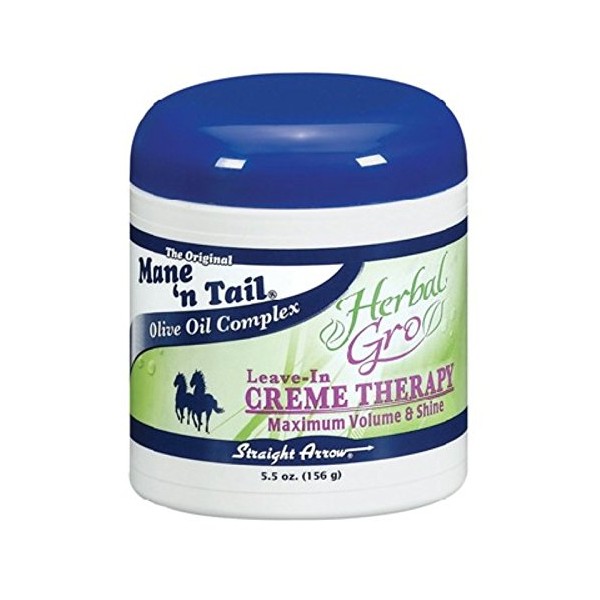 Straight Arrow Mane 'N Tail Herbal Grow Leave-In Creme Therapy 5.5oz (3 Pack)