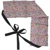 Linseed cushion 7-chamber with ribbon, 65 x 15 organic fabric