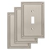 Franklin Brass Classic Beaded (3-Pack) Decorative Light Switch Cover Wall