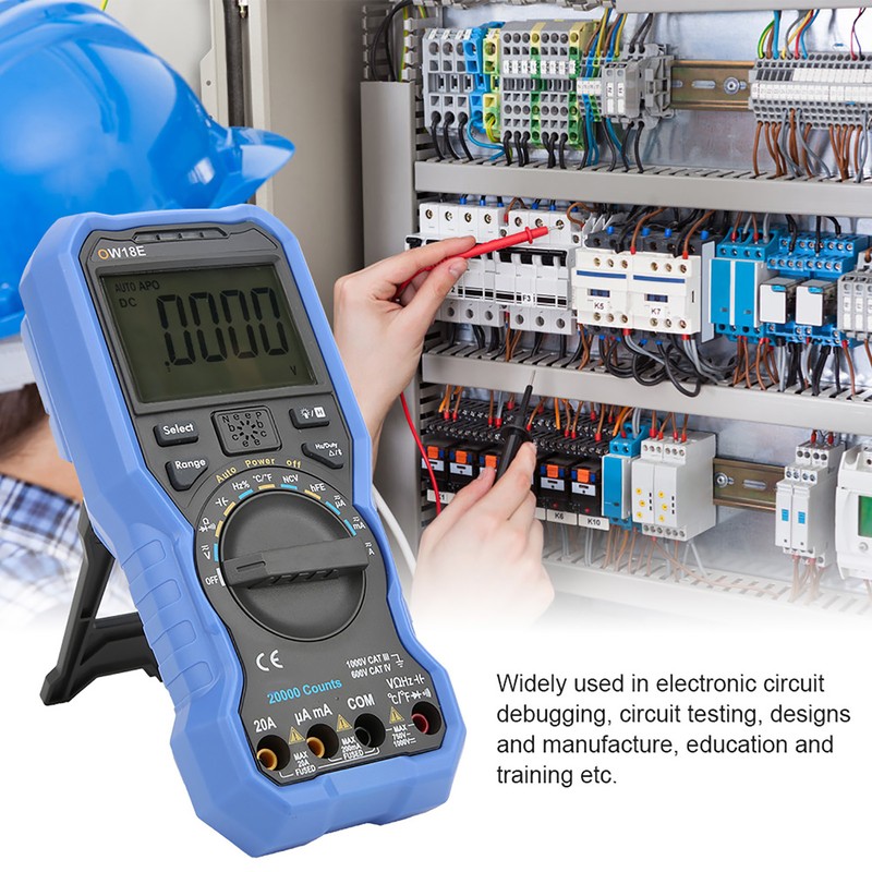 OW18E Digital Multimeter Frequency Resistance Capacitance Tester AC DC Voltage
