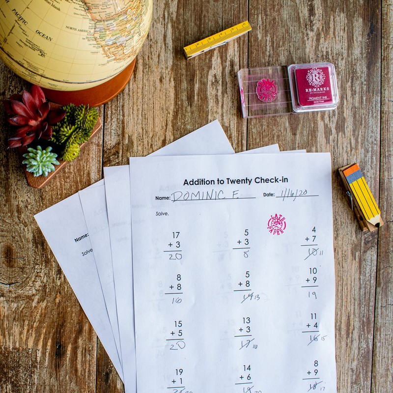 Cling stamp set (teacher)