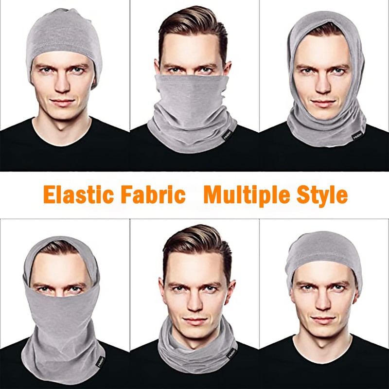 Meilzer 3 Pack Neck Gaiter Winter Warmer Fleece Face Mask