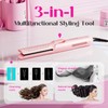 Wavytalk Cool Curl Airflow Styler, 2 in 1 Flat Iron