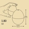 BeepEgg Basic Nightblue – Egg Timer for Boiling Eggs –