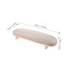 TOVINANNA Nail Arm Rest Pillow Wooden Hand Rest Stand for