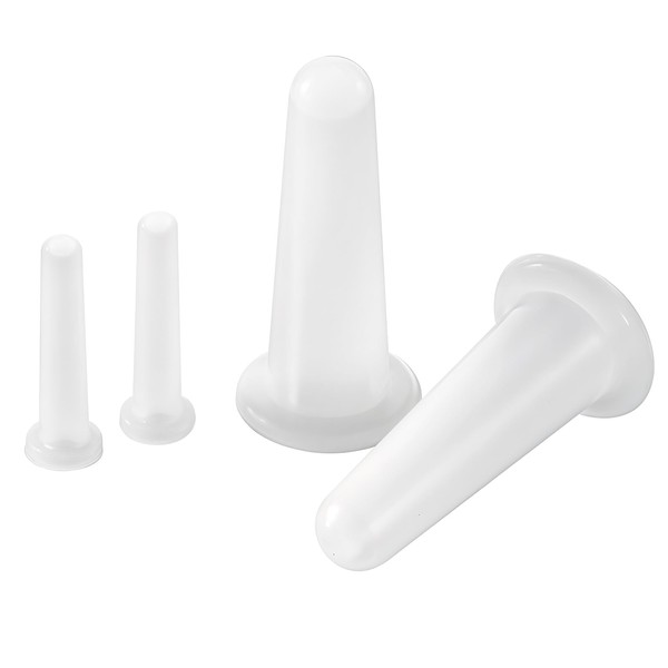 Facial Cupping Therapy Set - 4Pcs Silicone Vacuum Massage Cups