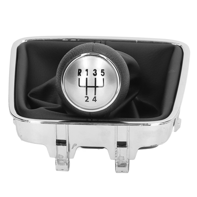 Gear Shift Knob Boot Set 5 Speed PVC Leather Durable
