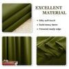 PONY DANCE Blackout Curtain for Decor - 84 Drop Olive