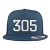 Trendy Apparel Shop Miami 305 Old English 5 Panel Flatbill