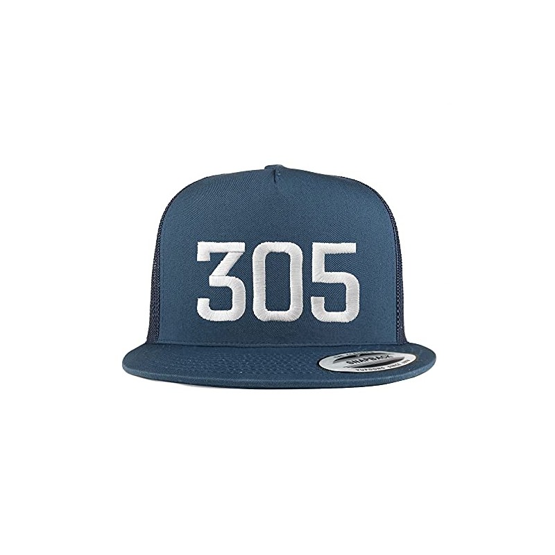 Trendy Apparel Shop Miami 305 Old English 5 Panel Flatbill