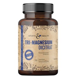 Magnesium Capsules as 2250 mg High-Quality Tri-Magnesium Dicitrate of 360 mg Elemental Magnesium with 210 Magnesium Citrate Capsules No Additives, No Fillers, Vegan