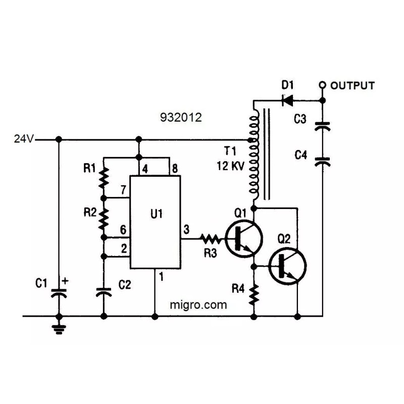 ION 12VDC ionizer High Density Plasma Negative ion Generator Module