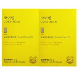 Eurodiet Core Bean 600mg x 30 tablets, 2 boxes, Red Bean Extract Powder 549755 / 유로디에트 코어빈 600mg x 30정 2박스 덩굴팥추출분말 549755