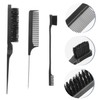 Healeved Multi Function Hairstyling Comb Set Durable Double Headed Brow