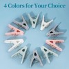 Clothes Pegs, Non-Slip Strong Elastic Plastic Washing Pegs with Durable