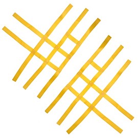 Nerf Bar Nets for Tusk Alba 757 Titan Fits Honda Yamaha Suzuki Kawasaki Yellow