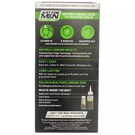 Just For Men Original Formula Original Formula Hair Color, Real Black H-55