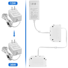 MYPLUS Branch Connectors Equipped with 36W Power Adapter， Accessories Kit for MYPLUS CS5 Smart Lights （B09PH42GD9 and B0B55VJ5M2）