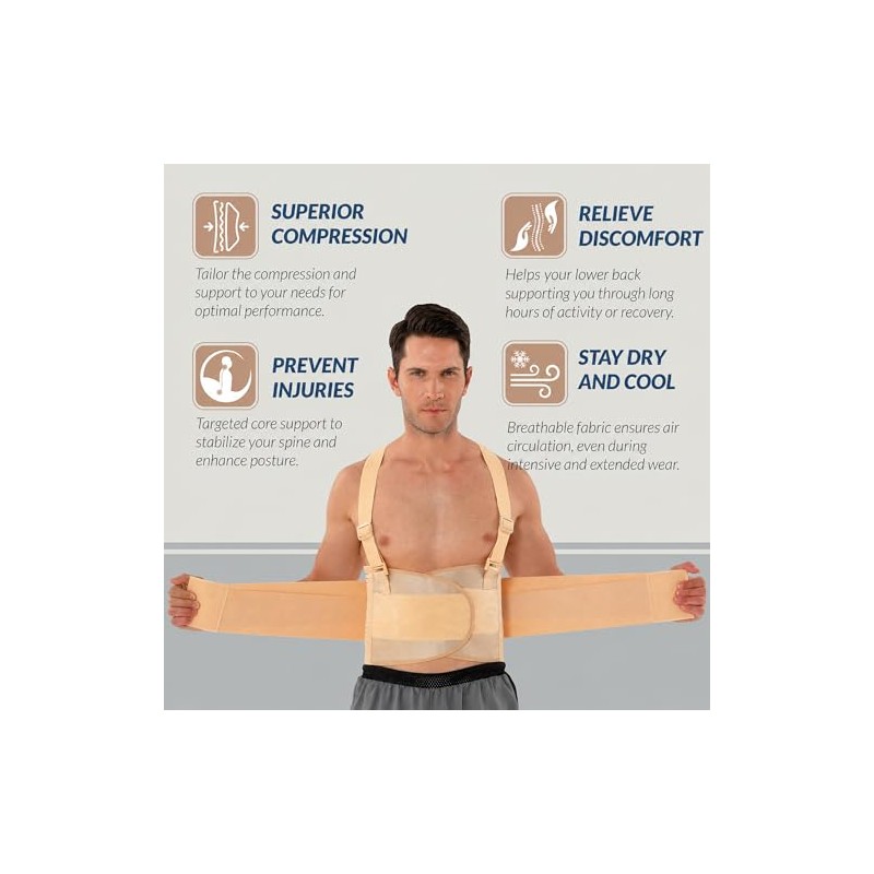 Neotech Care Back Support Belt with Braces for Work -
